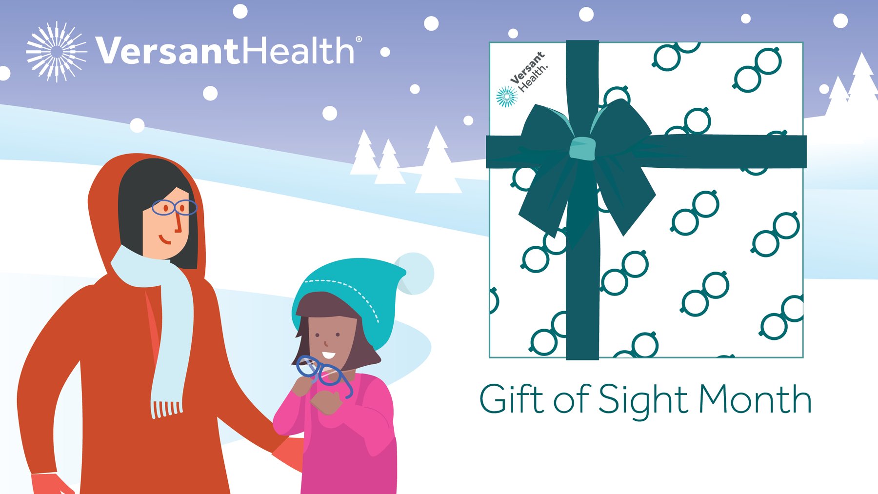 Give the gift of sight — Schedule an eye exam today!